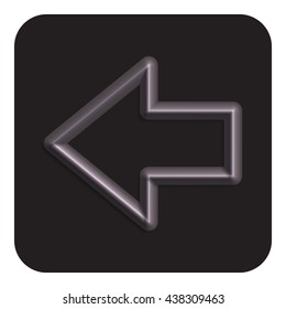 line neon web icon vector illustration design symbol arrow