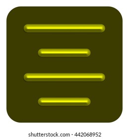 Line Neon Web Icon, Vector Illustration Design Symbol