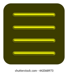 Line Neon Web Icon, Vector Illustration Design Symbol