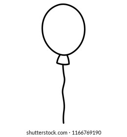line nice balloon decoration object event