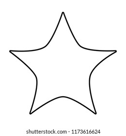 line nice bright star in the sky design
