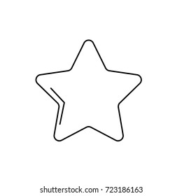 line nice star spartly design icon