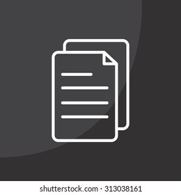 line note paper icons