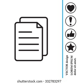 line note paper icons