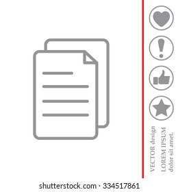 line note paper icons