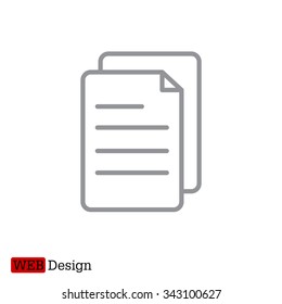 line note paper icons