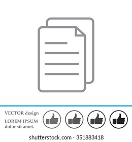 line note paper icons