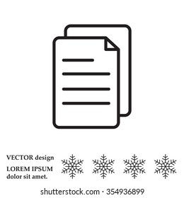 line note paper icons