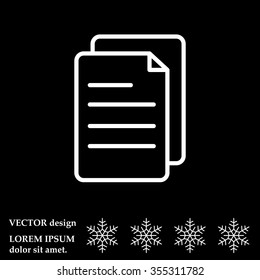line note paper icons