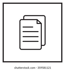 line note paper icons