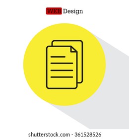 line note paper icons