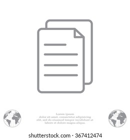 line note paper icons