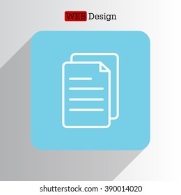 line note paper icons