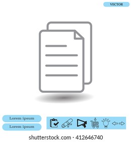 line note paper icons