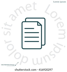 line note paper icons