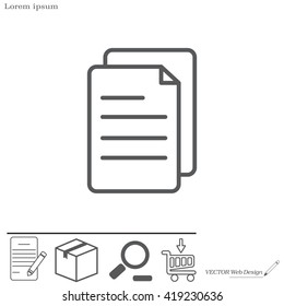 line note paper icons