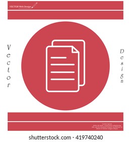 line note paper icons