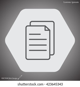 line note paper icons