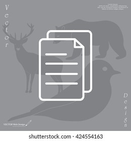 line note paper icons