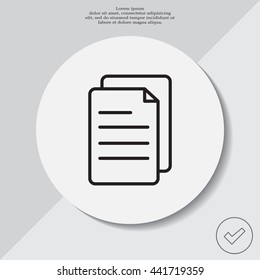 line note paper icons