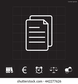 line note paper icons