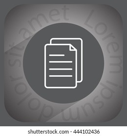 line note paper icons