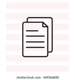 line note paper icons