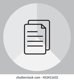 line note paper icons