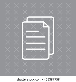 line note paper icons
