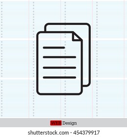 line note paper icons