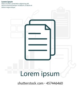 line note paper icons
