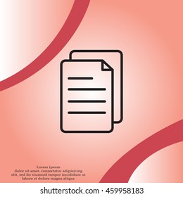 line note paper icons