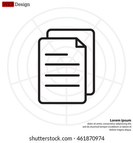 line note paper icons