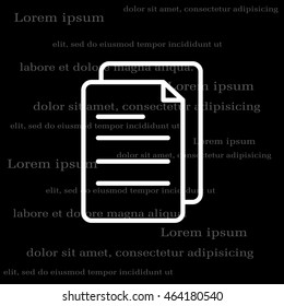 line note paper icons
