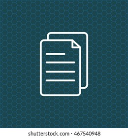 line note paper icons