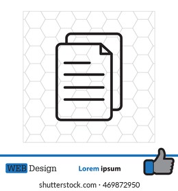 line note paper icons