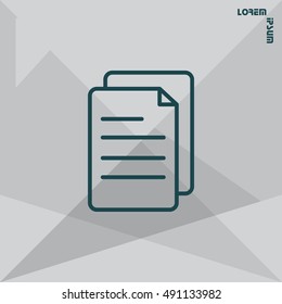 line note paper icons
