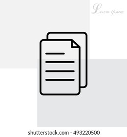 line note paper icons
