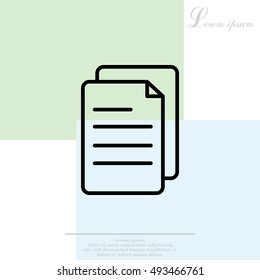 line note paper icons