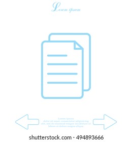 line note paper icons