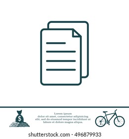 line note paper icons