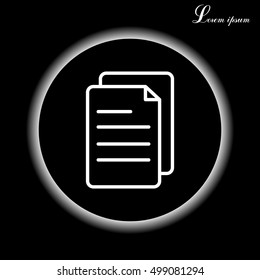 line note paper icons