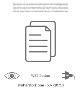 line note paper icons