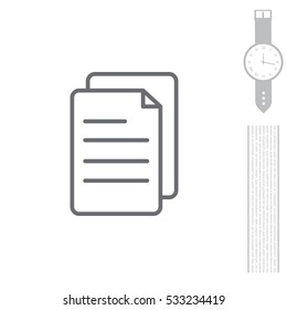 line note paper icons