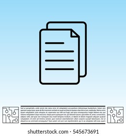 line note paper icons