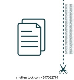 line note paper icons