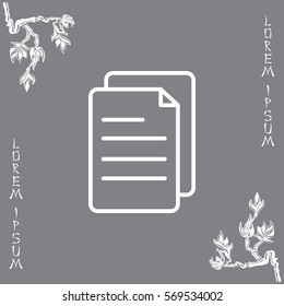 line note paper icons