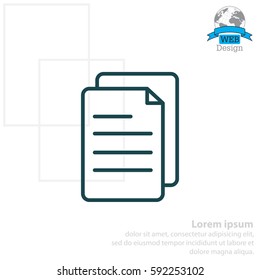 line note paper icons