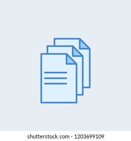 line note paper icons on the white background