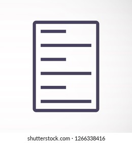 line note paper Vector icon